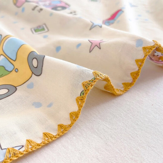 Class A baby cotton gauze blanket baby nap blanket kindergarten blanket children's machine washable air-conditioned blanket Didi car 120*150cm children's blanket
