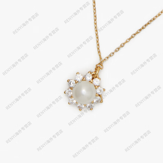 凯特·丝蓓（Kate Spade）kssunny光晕吊坠设计感时尚项链精致女官方旗舰正品 白色/拼色