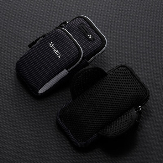 
Running mobile phone arm bag outdoor mobile phone bag men and women universal arm with sports mobile phone arm cover wrist bag waterproof black under 6.7 inches