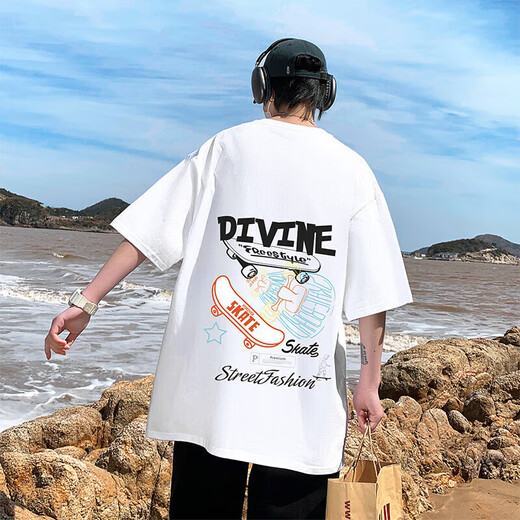 Semir junior high school students 12-15 years old boys short-sleeved T-shirt 13 handsome summer wear 14 teenagers big children pure cotton half-sleeved top 3899 black quality assurance 3XL (180-200Jin [Jin equals about 0.5 kg])