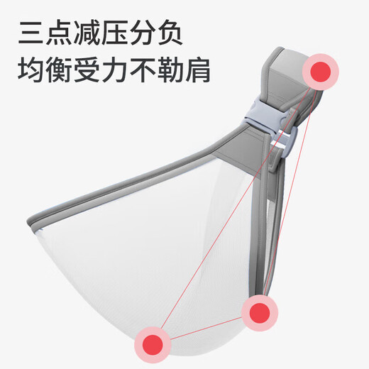 Bei Chuzhong-Reise Baby Einfache Artefakt Horizontal 0-3-6 Frontheld-Menstruationsprodukte Zweihandige kleine Baumwollgurte mit reinen Baumwolle, tragbare Netzbeutel
