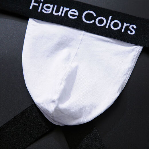 
Shantou Lincun fitness thongs for men's sexy low waist double thong underwear pure and sexy personality and one-piece style to avoid gay black M 80-100Jin [Jin equals 0.5 kg]