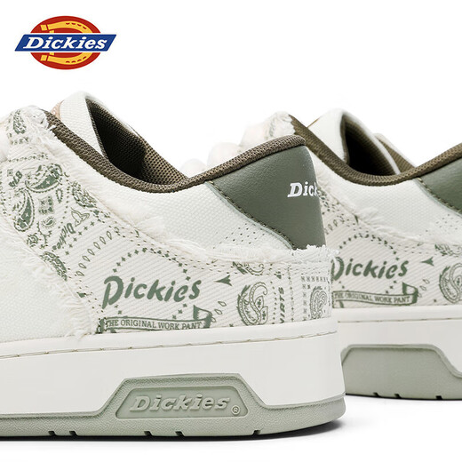 Dickies男士休闲鞋男鞋透气潮流百搭运动板鞋潮鞋 白瓷灰 42 