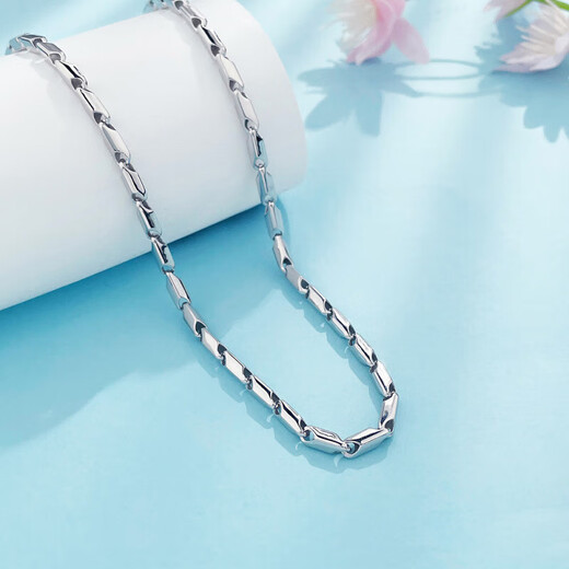 Lao Fengxiang platinum necklace men's pt950 knight platinum chain for boyfriend and husband anniversary birthday gift 2025 about 31.11g