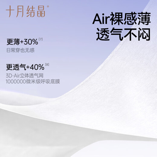 
October crystallization of sanitary napkins for pregnant women after childbirth, postpartum confinement aunt pads with lochia large size, extra long puerperal period, S size, 20 tablets, 1 pack (use in late postpartum)