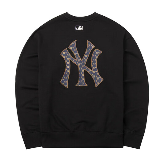 MLB Oficial de sudadera antigua Sweinshirt Summer New Loose Sportswear Sportswear Top Chaqueta Top de manga larga Top Black-50bks/Picture Main Series/Hair XS Peso 80-100Jin [Jin equivale a 0.5 kg]