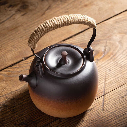 Furnace-cooking pottery pot tea set household health pot teapot electric pottery stove tea set pottery pot 1200ml