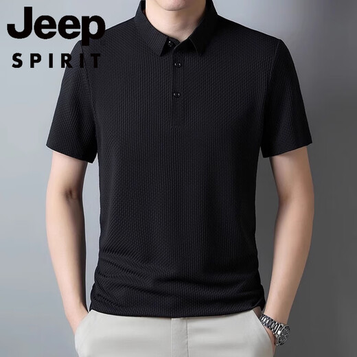 Jeep Spiritpolo Shirt masculin à manches à manches courtes à manches à manches à manches courtes de style 2025 NOUVEAU T-shirt à manches à manches mi-manches S