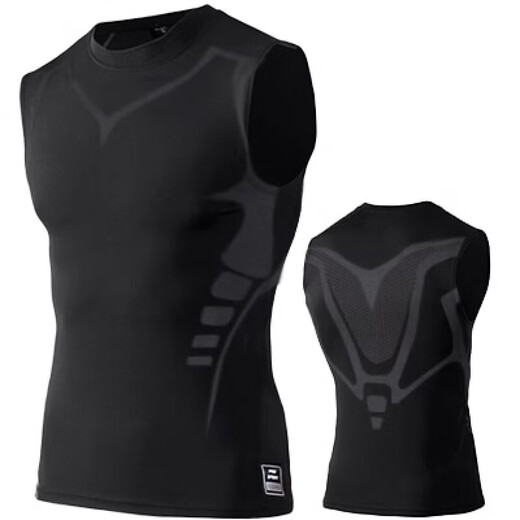 Sports Vest Sports Moletizaciones de secado rápido de hombres Fitness Fitness Capacitación de baloncesto Entrenamiento VEST Correr camiseta que absorbe el sudor sin mangas BX13-Black XL