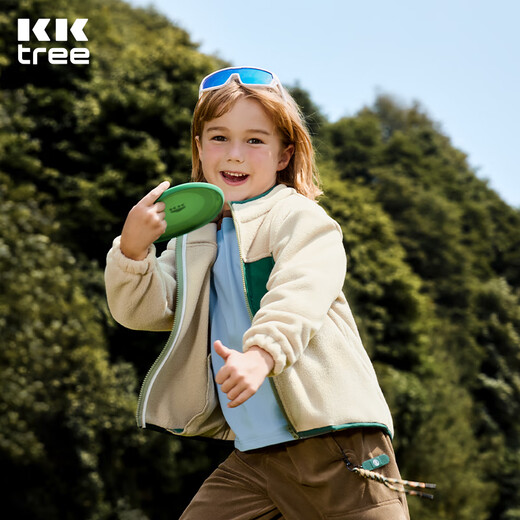 Kocotreekk tree children's polar fleece jacket warm boy's fleece liner girl's spring and autumn fleece top 130