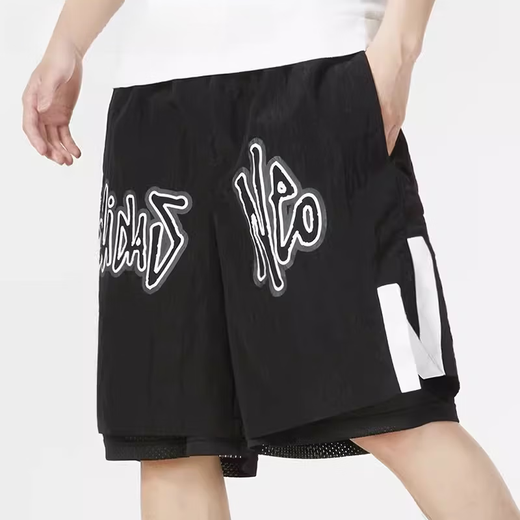 阿迪达斯 （adidas）男款夏季工装风宽松运动休闲梭织口袋短裤HC9737官方旗舰正品 IA6863黑青工装 L