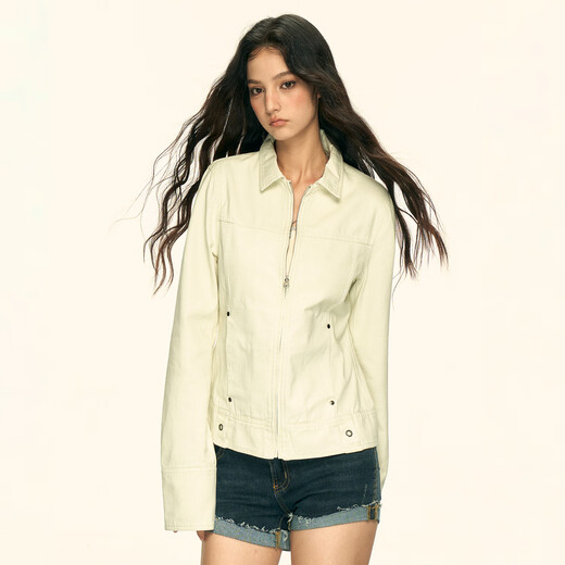 Aaisup American rétro Reverse vintage Veste à manches longues pour les femmes 2025 Nouvelle veste mince mince polyvalente
