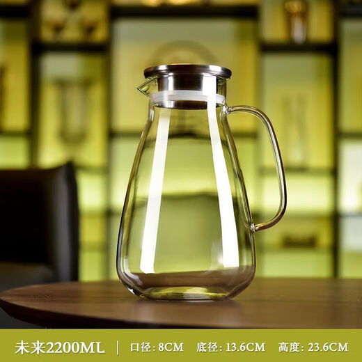 The same model as Fat Donglai's high temperature resistant and anti-scalding cold kettle, large capacity glass cold kettle, boiling water cup, water tie pot, teapot, main picture