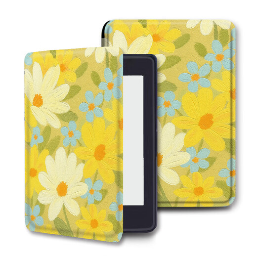 
Trendy shell simple suitable for Xiaomi multi-view 6-inch pro/2 oil painting daisy electric paper book 7.8-inch small fresh ink case youth version JDRead1 shell trendy e-book full-inclusive reader protective cover Z12806 oil painting wrinkled chrysanthemum A ink case youth version 6-inch [soft shell]