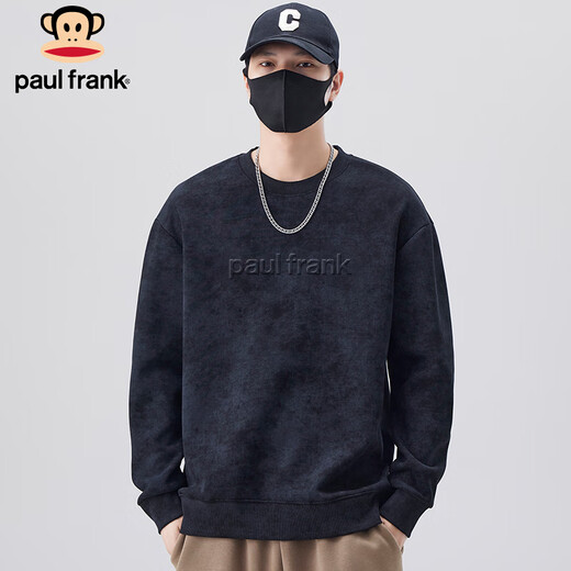 Paul Frank sweatshirt men's high-end spring and autumn trendy brand jacket men's bottoming shirt long-sleeved T-shirt men's top
