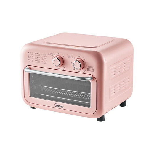 Midea household multifunctional electric oven with mechanical control, professional baking, easy operation, baking cakes and breads PT12X3, hot air baking and frying 12L