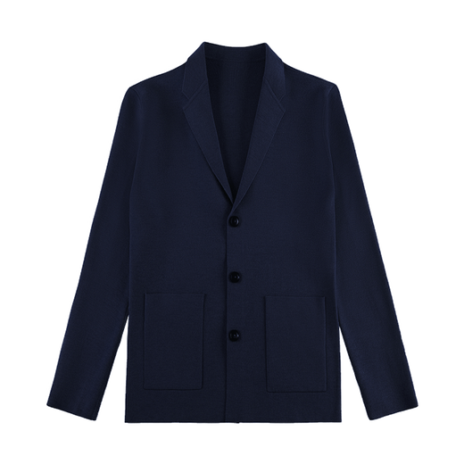 Mr. Bubu Basulan Cardigan mélangé le costume pour hommes tricotés Spring and Automn Collar Cardigan Veste BT12013 Baolan S (165)