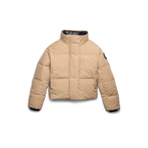 Canada Goose Grandview Damen Black Label Kurzdown Jacke Big Goose Down Jacke 2266wb 1483 Desert Color L.