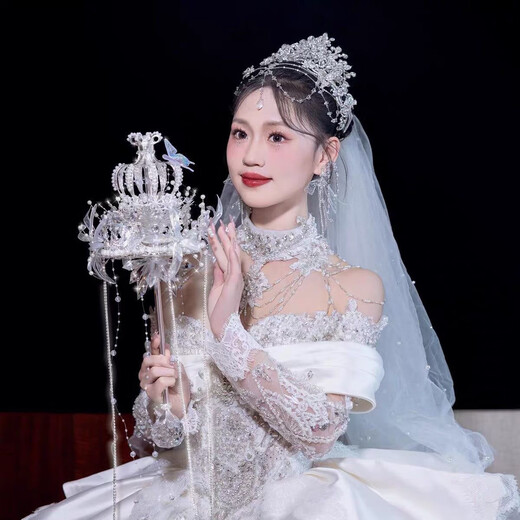 Cup Horse Handd Flower Bride Wedding Crown Sceptre Fini