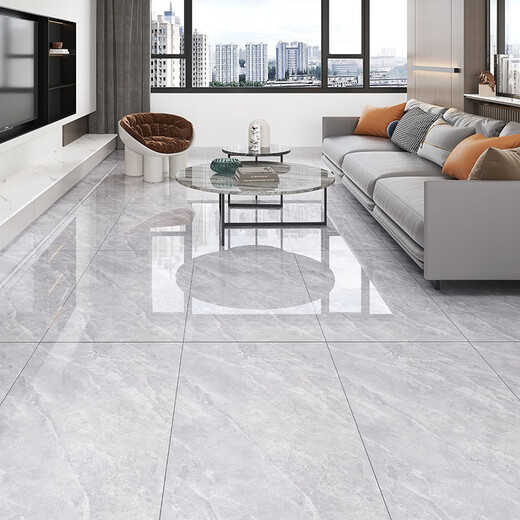 
Gray marble tiles 600X1200 bright non-slip wear-resistant floor tiles, fish belly white large-slab wall tiles 12806 600*1200