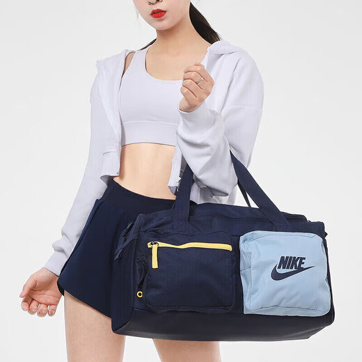 耐克（NIKE）官方舰店单肩包新款大容量运动包拎包桶包潮流手提包健身包斜挎包 BA6169-410-商场同款 MISC