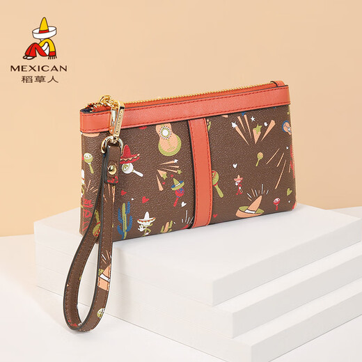 Scarecrow (MEXICAN) clutch bag for women 2025 new temperament fashion clutch bag exquisite trendy coin purse young style clutch bag off-white