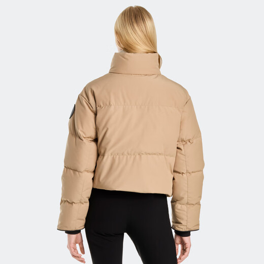 Canada Goose Grandview Damen Black Label Kurzdown Jacke Big Goose Down Jacke 2266wb 1483 Desert Color L.