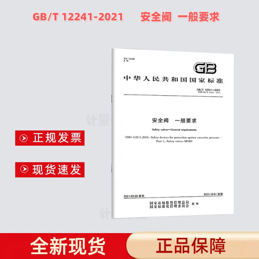GB/T 12241-2021 Sicherheitsventil Allgemeine Anforderungen