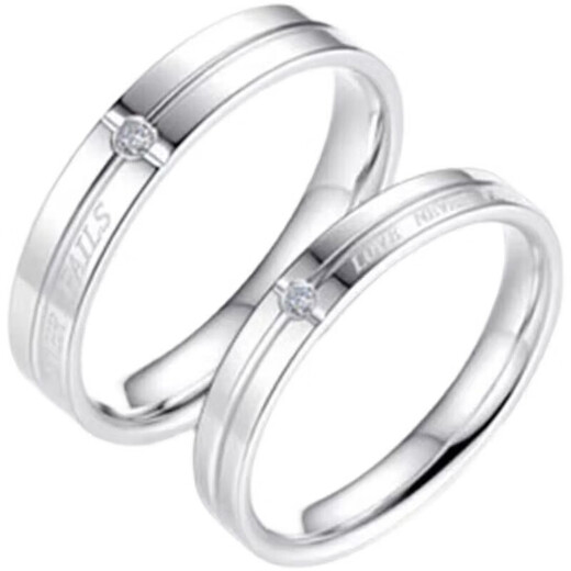 DR proposal diamond ring, platinum ring, couple diamond ring, platinum ring for men and women, 18K plain ring, heart-pounding platinum ring + quality inspection certificate