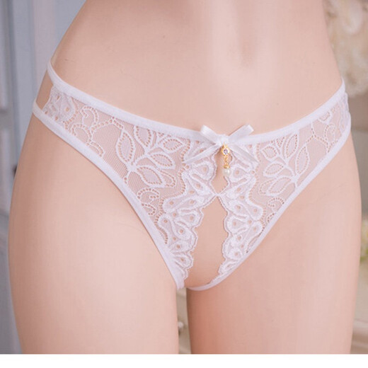 Jiumu Yadai sexy underwear women's underwear sexy pajamas lace open hollow see-through thong one size fits all black