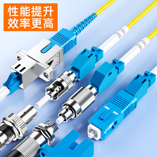 Sai fiber fiber optic adapter FC-SC male and female head carrier grade fiber optic coupler round to square head optical power red light pen docking connector flange extender