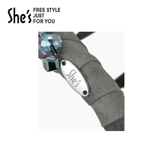 She s Qianzi Yaowo Declaration Flower Language Craft Crystal Hairband with Tooth Fashion Hairpin High Skull Headband Birthday Gift for Women Symphony Blue C0