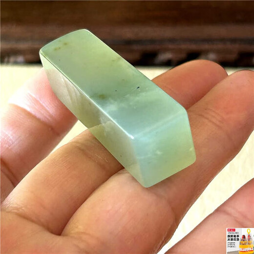 大团小圆天然A货玉石印章岫玉印章绘画书法印篆刻岫岩玉印章方章玉石章料升级款升级款升级款 9855号高43.1章面17.217.8（毫米）