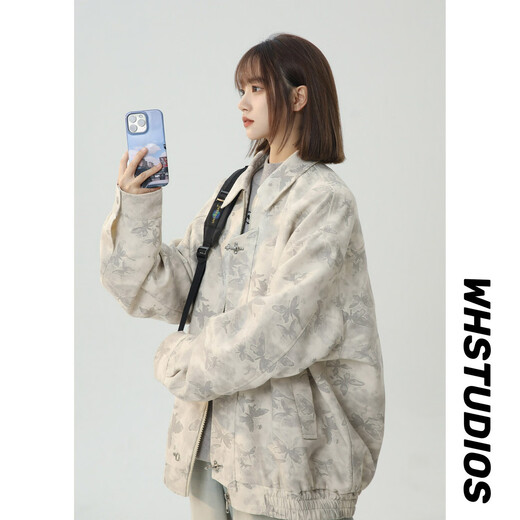 Semir American Retro Jacket for Women 2025 Spring and Autumn New Loose Fashion Casual Chaqueta versátil Top Ankra Red S