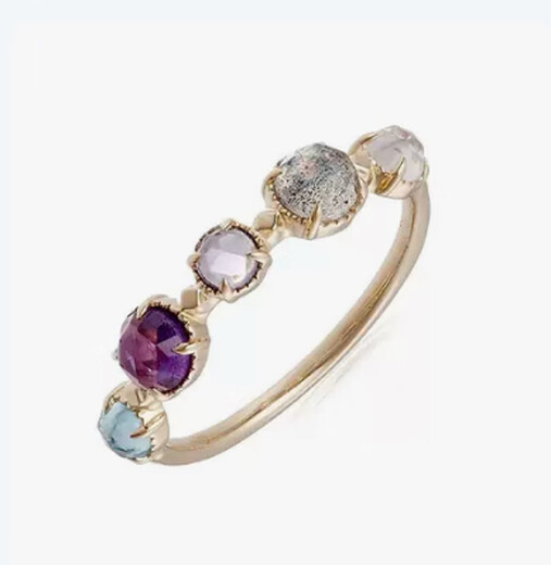 YIBIY2025 latest Maojia 18K Thanos ring retro style AU750 18K yellow (ready in stock) Hong Kong code No. 11