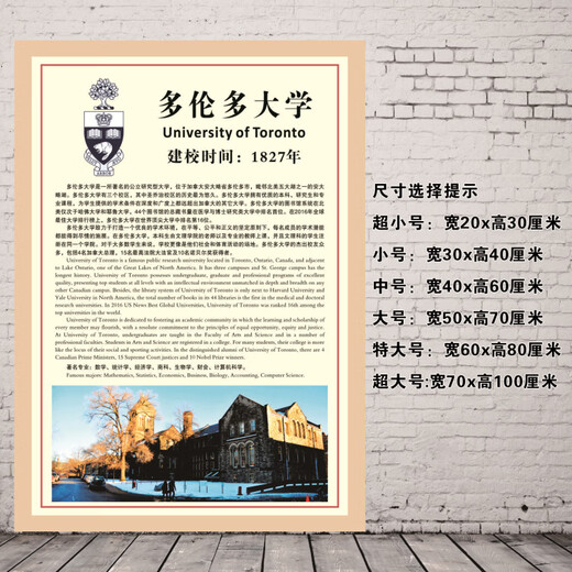 
Foreign universities and universities logo logo logo Oxford University Cambridge classroom layout self-adhesive wall stickers 4856