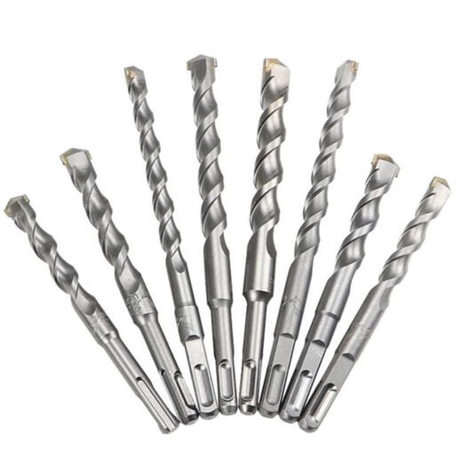 Mo Peng Extended Drill Bit Betcrete через стены Электрический молоток воздействует на две ямы, две канавки, четыре ямы, квадратные ручки 350 мм круглые ручки 12350 (один кусок)