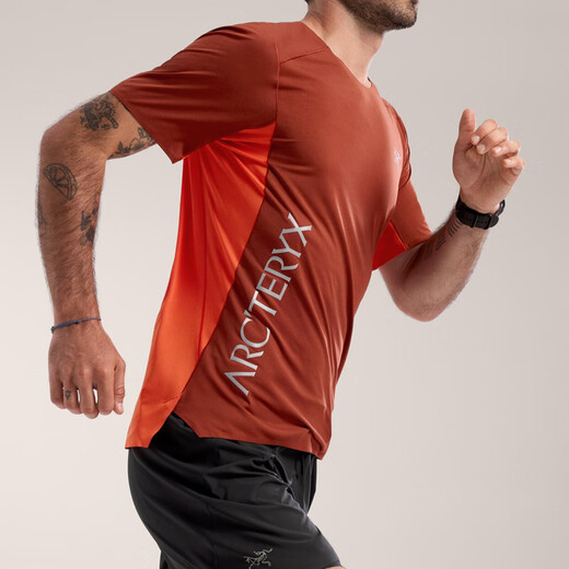 Archaeopteryx (Arc'teryx) Arcteryx Norvan Downword Logotipo de humedad Camiseta de manga corta X9720 Black_X9720 M