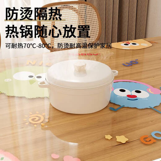 Yonghuan Cartoon Schuhschrank Kissen PVC transparent Weichglas TV-Schrank Tisch Kissen wasserdicht