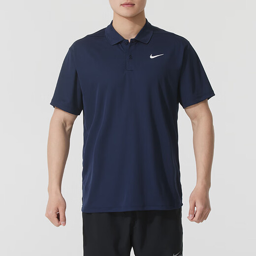 Nike (Nike) Drying à séchage à séchage pour hommes respirants à manches courtes courts 2025 T-shirt sportif d'été mince top noir FN3895-010 Knit S 100-120Jin [Jin est égal à 0,5 kg]