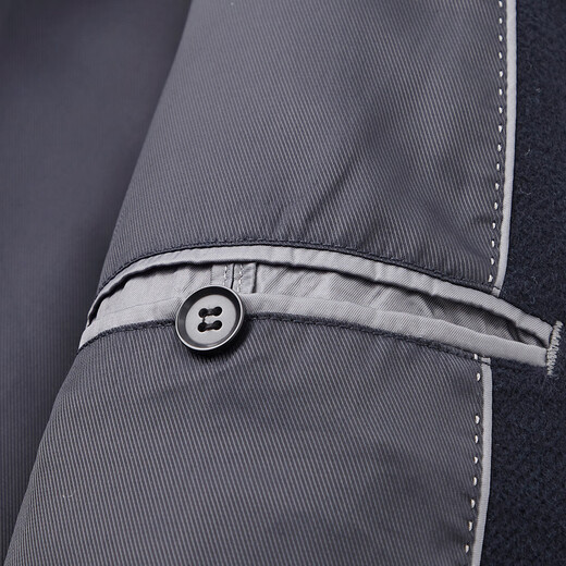 Shanshan autumn and winter men's suit jacket heavyweight thickened sheep wool skin-friendly warm business casual simple single suit top