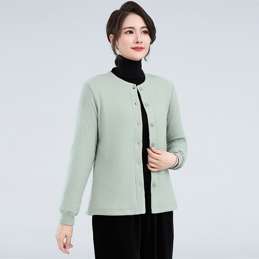 Chaqueta de algodón de seda de mulberry sihuang para mujeres que usan un abrigo de algodón de seda hecho a mano para madres usan otoño e invierno chaqueta de algodón cálida con gran tamaño crisantemo de fondo escondido 3524 m [Sugerencia 95-105Jin [Jin equivale a 0,5 kg]] todo tamaño