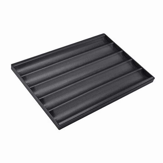 
Three-energy baking mold non-stick bar non-stick French stick five-slot four-slot wave baking tray baguette U-shaped bread mold sn15935 slot