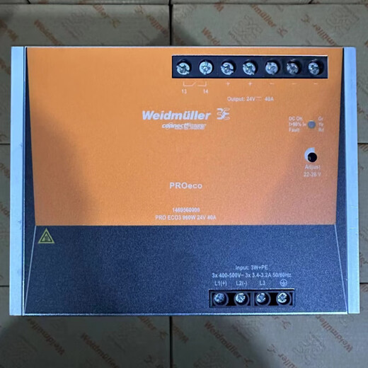 Weidmüller PRO ECO3 960W 24V 40A switching power supply module 1469560000 rail mounting 40A 960W x 24V