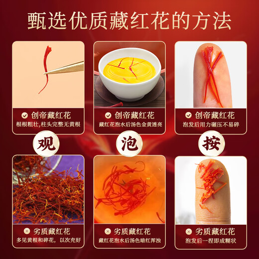 Chuangdi Saffron Geschenkbox Tibet besondere Geschenke für Eltern und Älteste Schwiegermutter Geschenke für Eltern und Älteste Mid-Autumn Festival Geschenke
