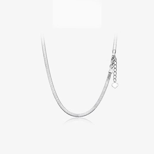 Hi Diamond PT950 Platinum Snake Bone Chain Platinum Women's Neck Accessories Light Luxury Simple Clavicle Chain Adjustable Plain Gold Chain Genuine About 8.97g Adjustable | More to withdraw, less to supplement