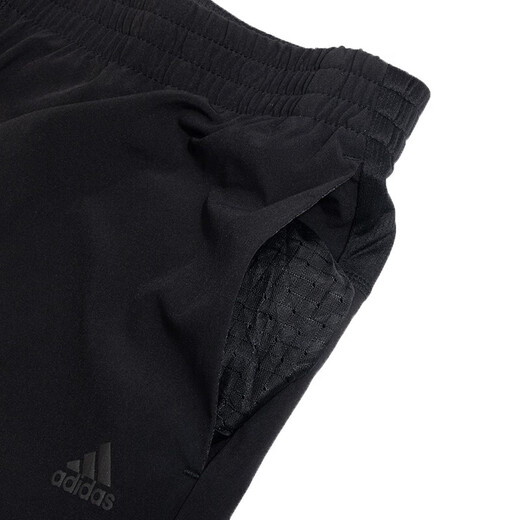 Adidas women's suit 2025 summer new fitness running breathable comfortable short-sleeved T-shirt woven foot trousers 2-piece set Two-piece set/classic match S