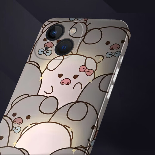 Xiaocunxin Honor Play 8a Film mobile Play 8apro Film arrière peint Play 9A Cartoon Protective Film Sticker Sticker Film Soft Film Full-Inclusion No Residual Glue personnalisé personnalisé Honor Honor Play 8A [PM695 Group of Light Pigs]
