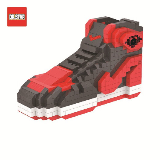 
Dr.star Dr.star 691 Cross-border Sports Basketball Building Block Shoes Micro-Diamond Granule Assembly Puzzle 691-1