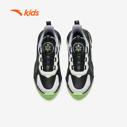 Anta Children's Running Shops para niños 2025 Invierno Red Flame Sports Button Button Shoping A12435523nh